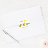 Cartoon Schattige Duckies Baby shower Gift Label S (Envelop)