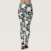 Cartoon schedel legging (Achterkant)