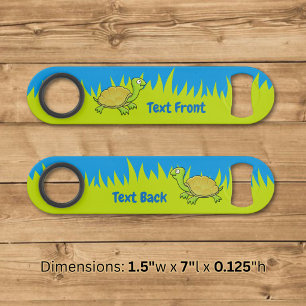 Cartoon Schildpad Bar Sleutel Speed Flessenopener