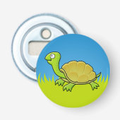 Cartoon Schildpad Button Flesopener (Voorkant)
