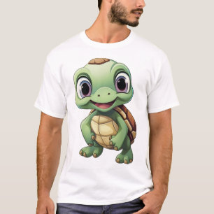 Cartoon schildpad illustratie Kopie T-shirt