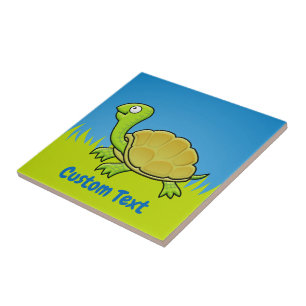 Cartoon Schildpad Keramische Tegel Tegeltje
