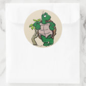 cartoon schildpad stickers (Tas)