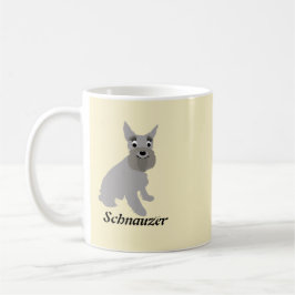 Cartoon Schnauzer Koffiemok