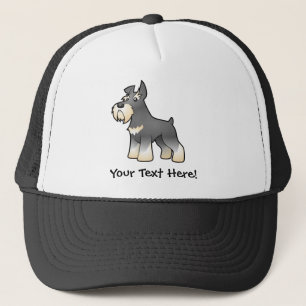 Cartoon Schnauzer Trucker Pet