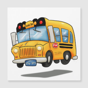 Cartoon School Bus