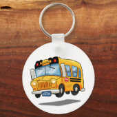 Cartoon School Bus Sleutelhanger (Voorkant)