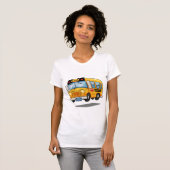 Cartoon School Bus T-shirt (Voorkant volledig)