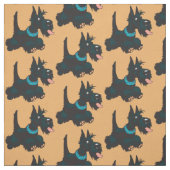 Cartoon schotse doodsbang stof (Swatch)