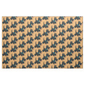 Cartoon schotse doodsbang stof (Fat Quarter)