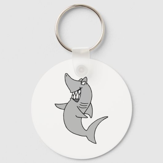 Cartoon Shark Sleutelhanger (Voorkant)