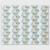 Cartoon Sheep Cadeaupapier (Vlak)