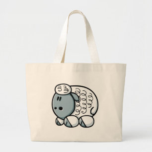 Cartoon Sheep Grote Tote Bag