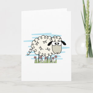 Cartoon Sheep Kaart