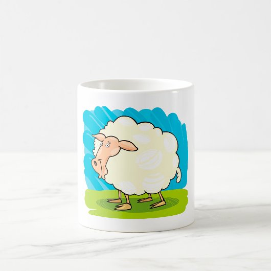 Cartoon Sheep Koffiemok