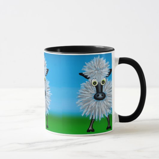 Cartoon Sheep Mok (Rechts)