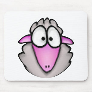 Cartoon Sheep Mousepad Muismat
