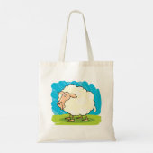 Cartoon Sheep Tote Bag (Achterkant)
