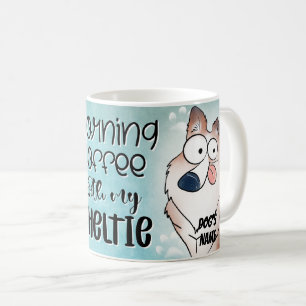Cartoon Sheltie Dog Pet Coffee Mok, Cup Koffiemok