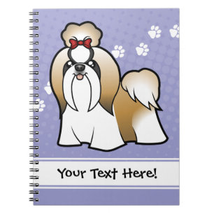 Cartoon Shih Tzu (show snijden) Notitieboek