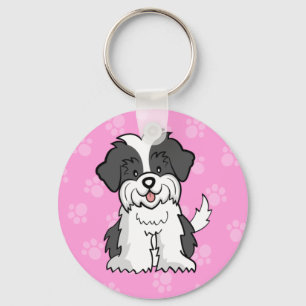 Cartoon ShihTzu Sleutelhanger