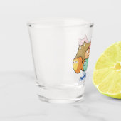 Cartoon Shot Glas (Links)
