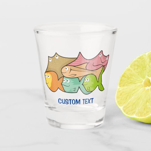 Cartoon Shot Glas (Voorkant)
