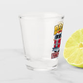 Cartoon Shot Glas (Links)