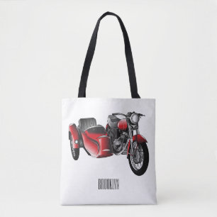 Cartoon Sidecar Draagtas