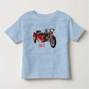 Cartoon Sidecar Kinder Shirts