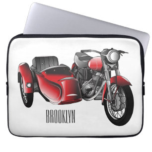 Cartoon Sidecar Laptop Sleeve