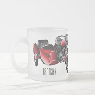 Cartoon Sidecar Matglas Koffiemok