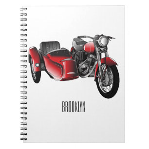 Cartoon Sidecar Notitieboek