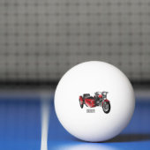 Cartoon Sidecar Pingpongballen (Net)