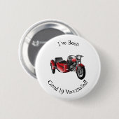 Cartoon Sidecar Ronde Button 5,7 Cm (Voorkant /achterkant)