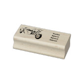 Cartoon Sidecar Rubberstempel (Stempel)