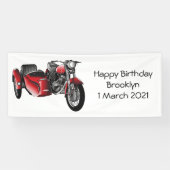 Cartoon Sidecar Spandoek (Horizontaal)