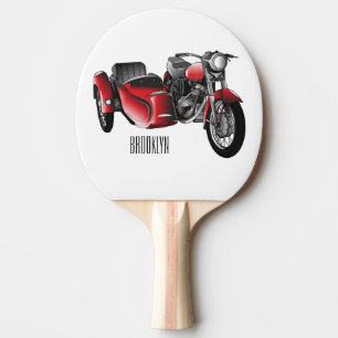 Cartoon Sidecar Tafeltennisbatje