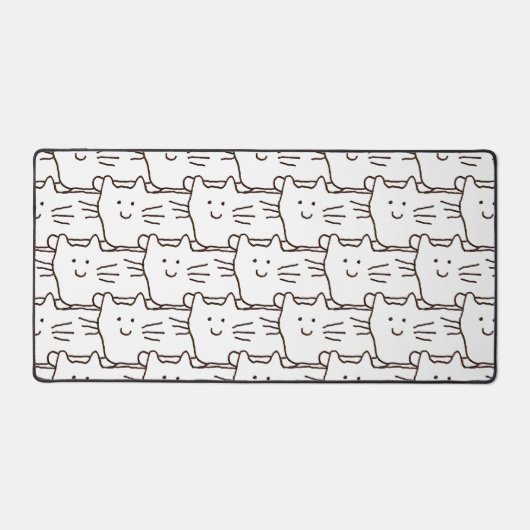Cartoon Simple Cats Line Drawing (Recto)