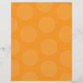 Cartoon Sinaasappel Giraffe Groene Stippen Kind Ki Gepersonaliseerd Briefhoofd (Achterkant)