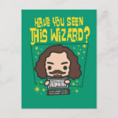 Cartoon Sirius Black Gezocht Poster Grafisch Briefkaart (Voorkant)