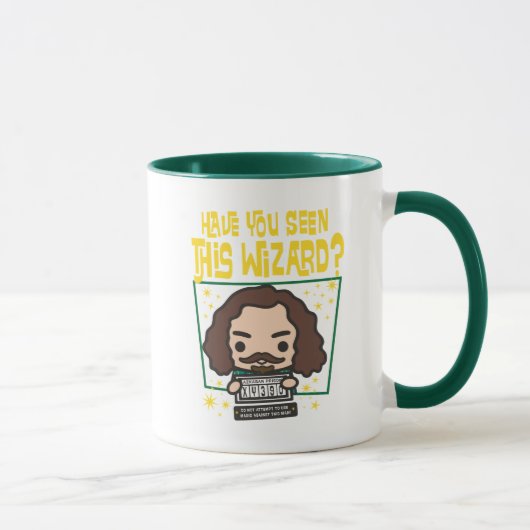 Cartoon Sirius Black Gezocht Poster Grafisch Mok (Rechts)