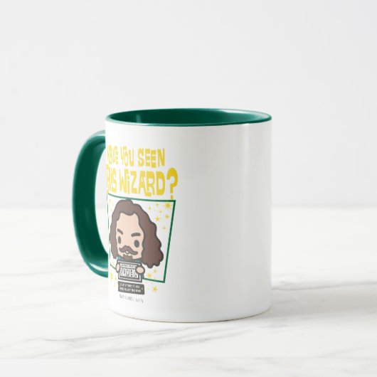 Cartoon Sirius Black Gezocht Poster Grafisch Mok (Voorkant links)