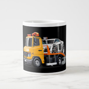 Cartoon sleepvrachtwagen extra grote beker