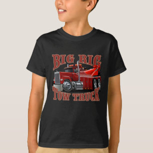 Cartoon sleepvrachtwagen t-shirt