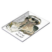 Cartoon Sloth Nap Time Notitieboek (Linkerzijde)