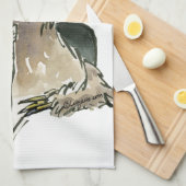 Cartoon Sloth Nap Time Theedoek (Quarter Fold)