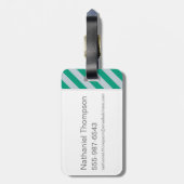 Cartoon Slytherin Crest Bagagelabel (Achterkant verticaal)