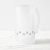 Cartoon Smooth Fox Terrier Matglas Bierpul (Voorkant rechts)