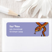 Cartoon Snake Etiket (Insitu)